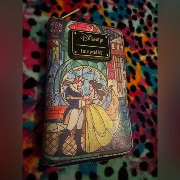 Disney Loungefly Beauty and The Beast Princess Wallet - Picture 1 of 5
